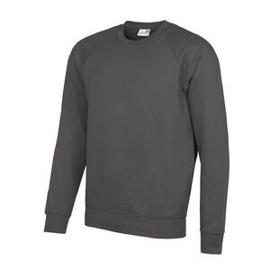 AWDis Academy Childrens/Kids Crew Neck  School Sweatshirt / Charcoal
